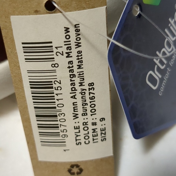 TOMS Alpargata Mallow Burgundy Multi Matte Woven NWT. - Picture 5 of 7